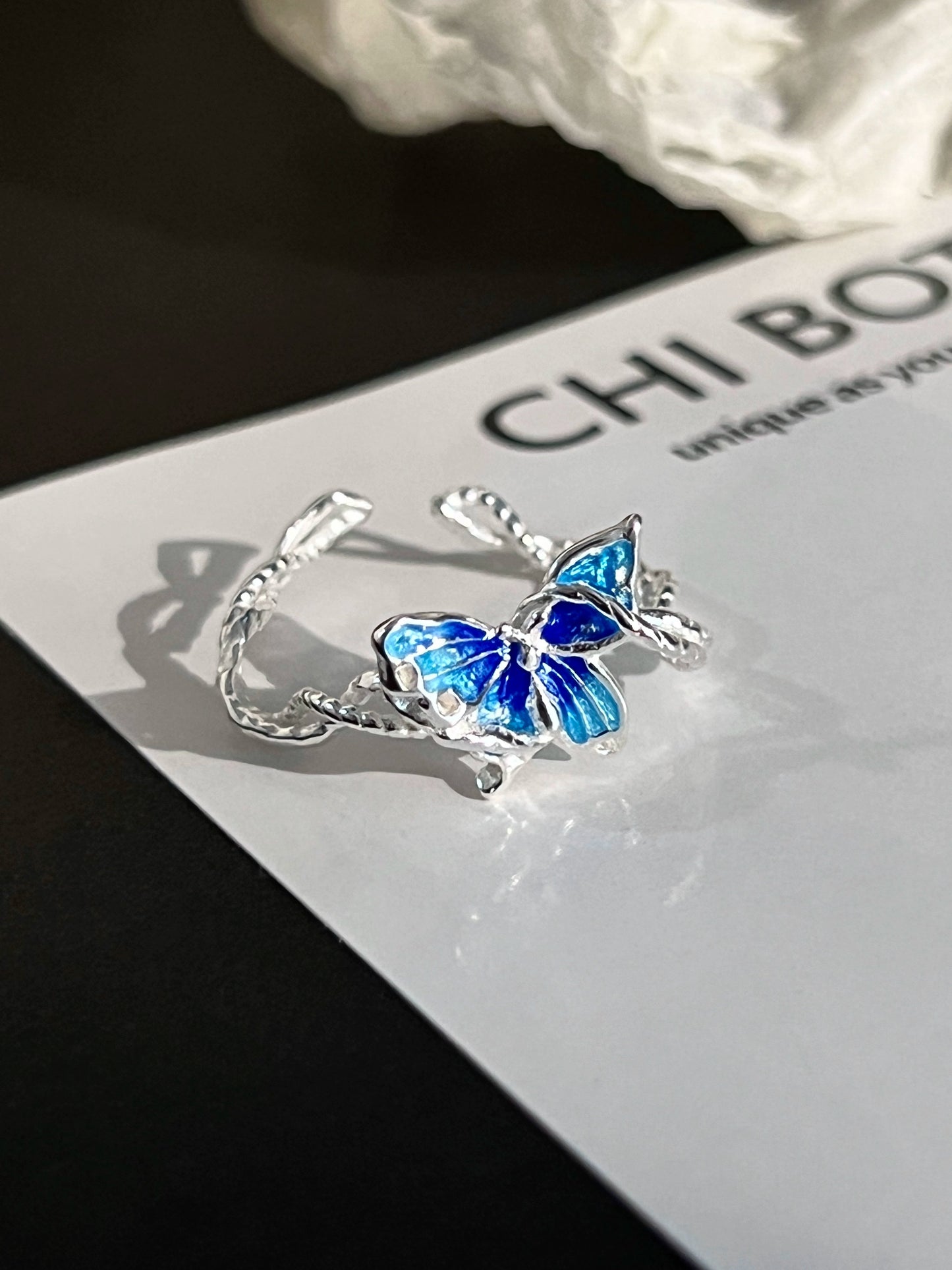 "Free Verse" Butterfly Ring
