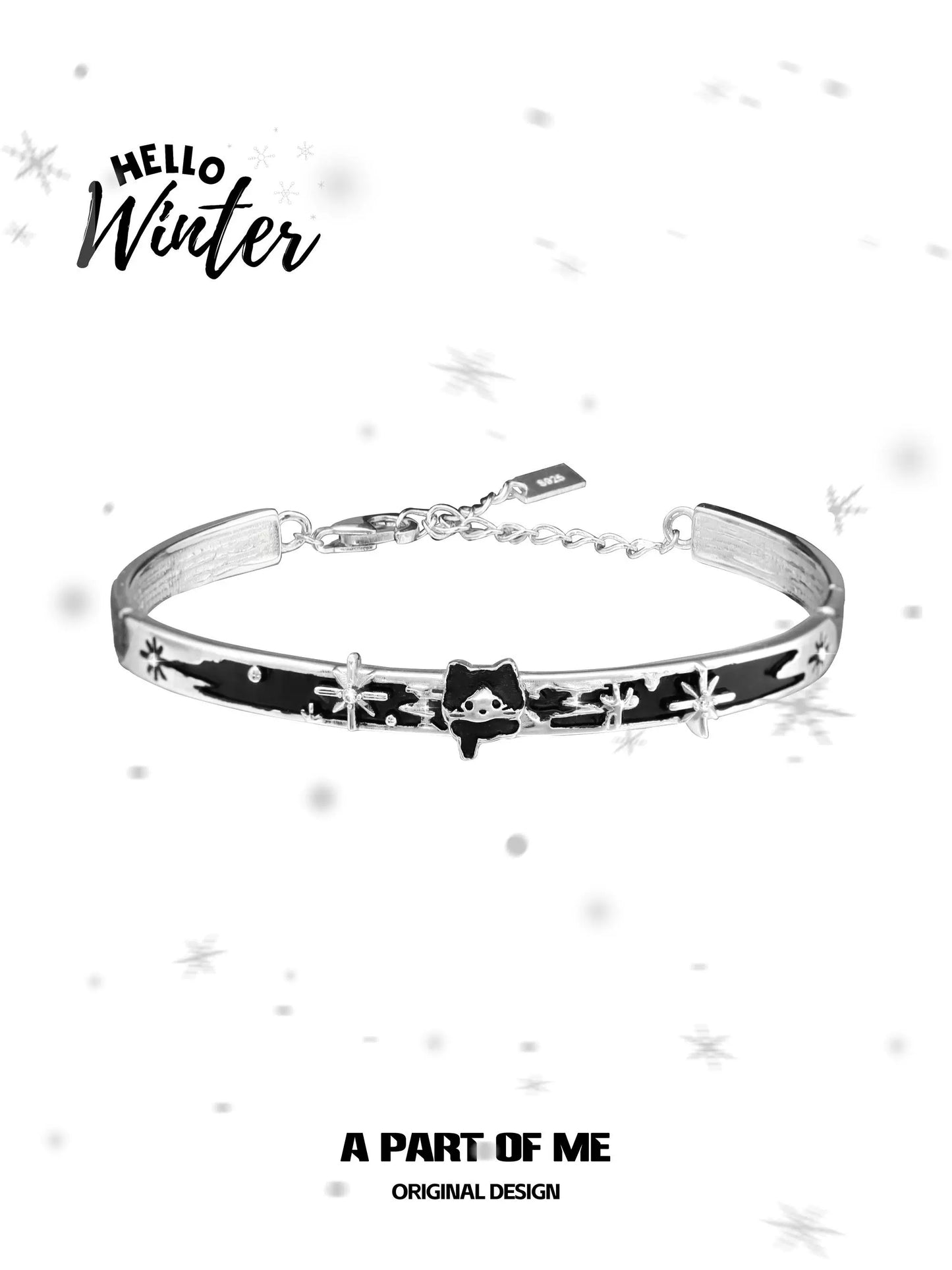 Snowy Kitten Bracelet
