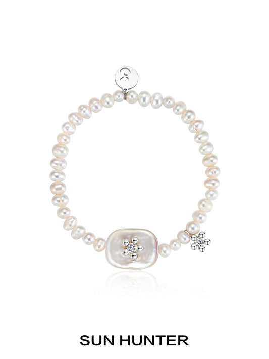 Ocean Memory Pearl Bracelet