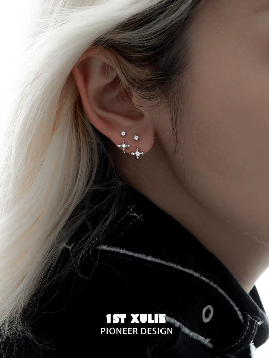 Stellar Dream Zircon Ear Studs