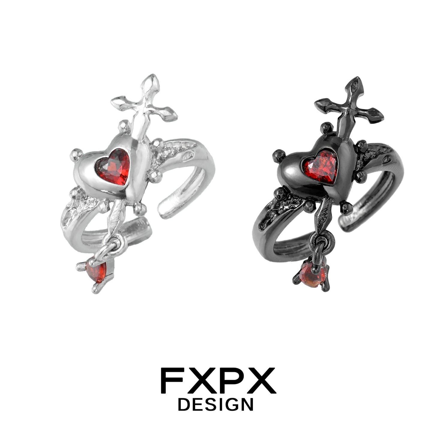 Love Promise Gothic Rings