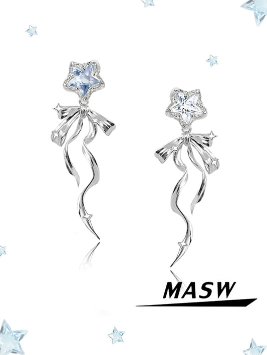 Galaxy Star Butterfly Earrings