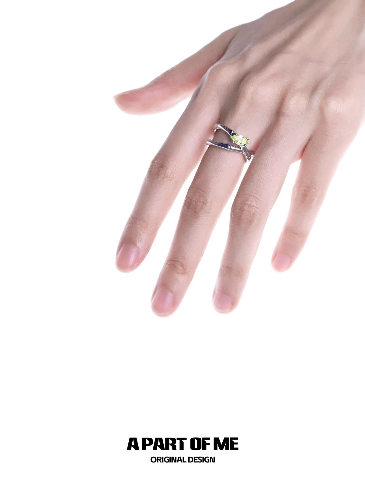 Yellow Turquoise Bamboo Ring