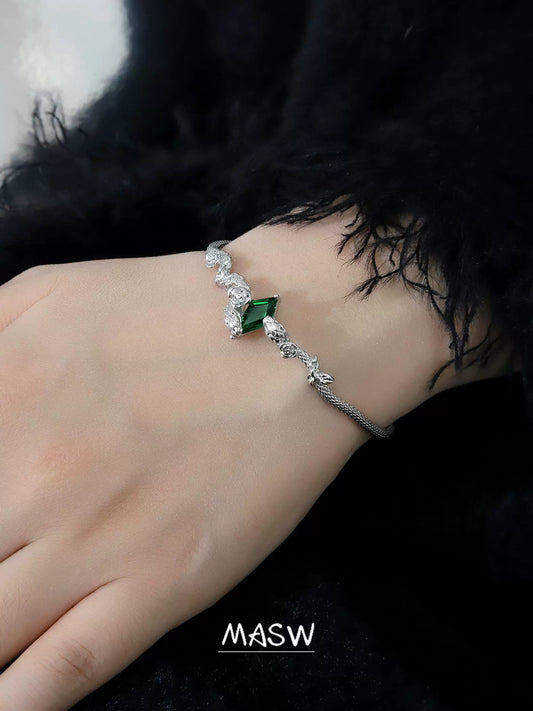 Evil Snake & Rose Bracelet