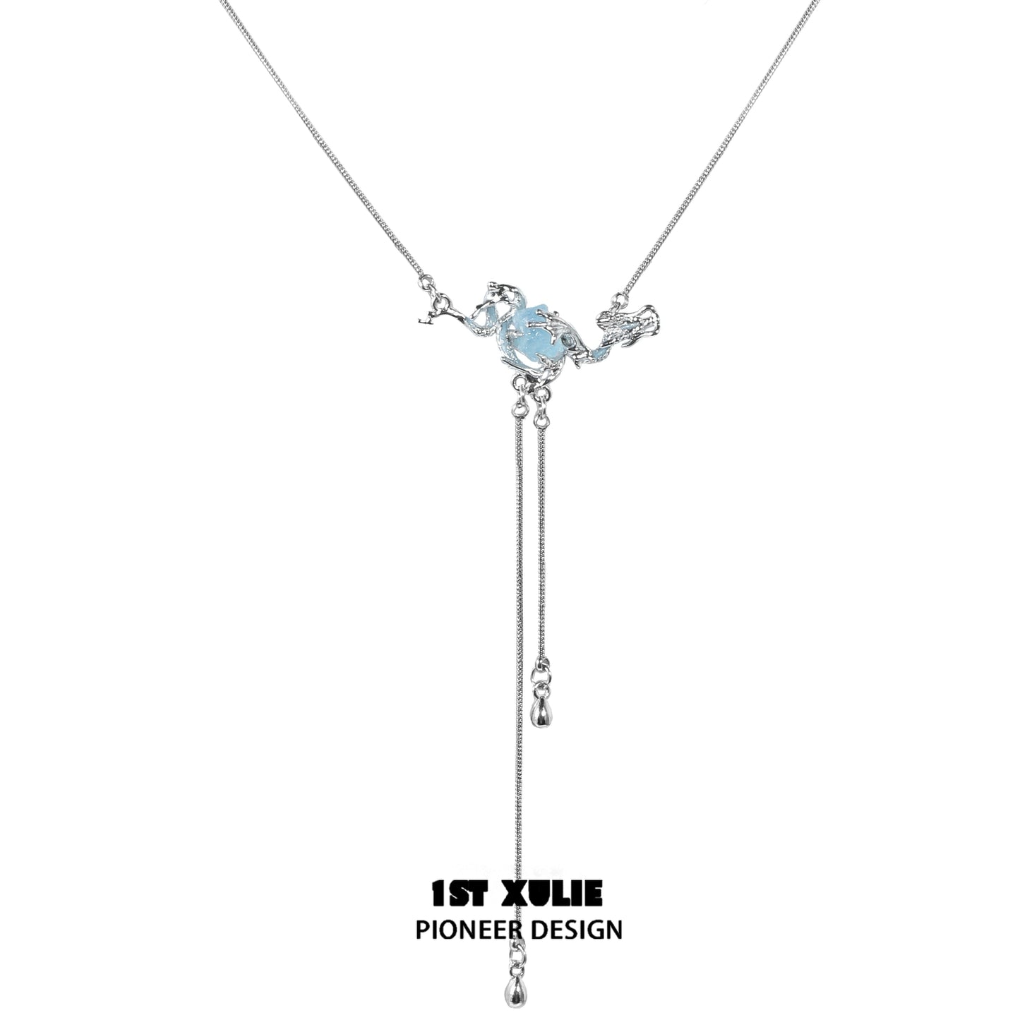 Lake Light Moon Double Necklace