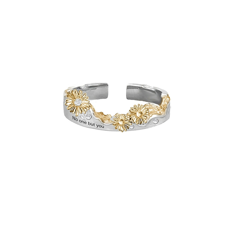 Retro Black Gold Ring