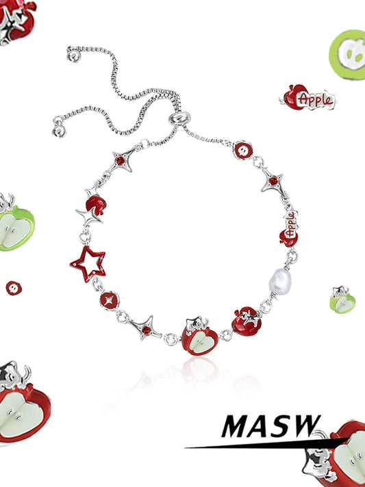 Sweet Sliced Apple Bracelet
