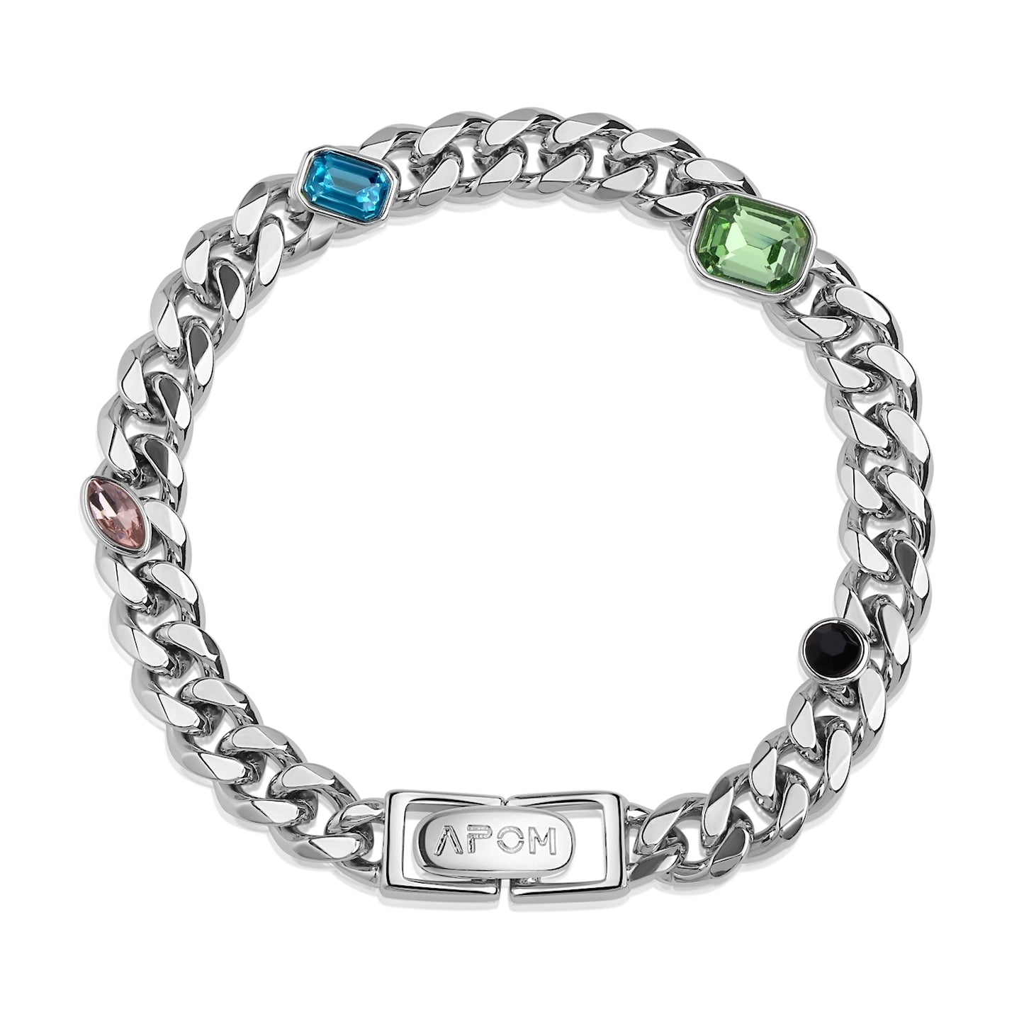 Hip Hop Gem Cuban Bracelet
