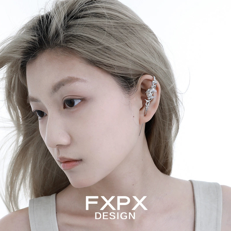 Gothic Day & Night Piercing Ear Needle