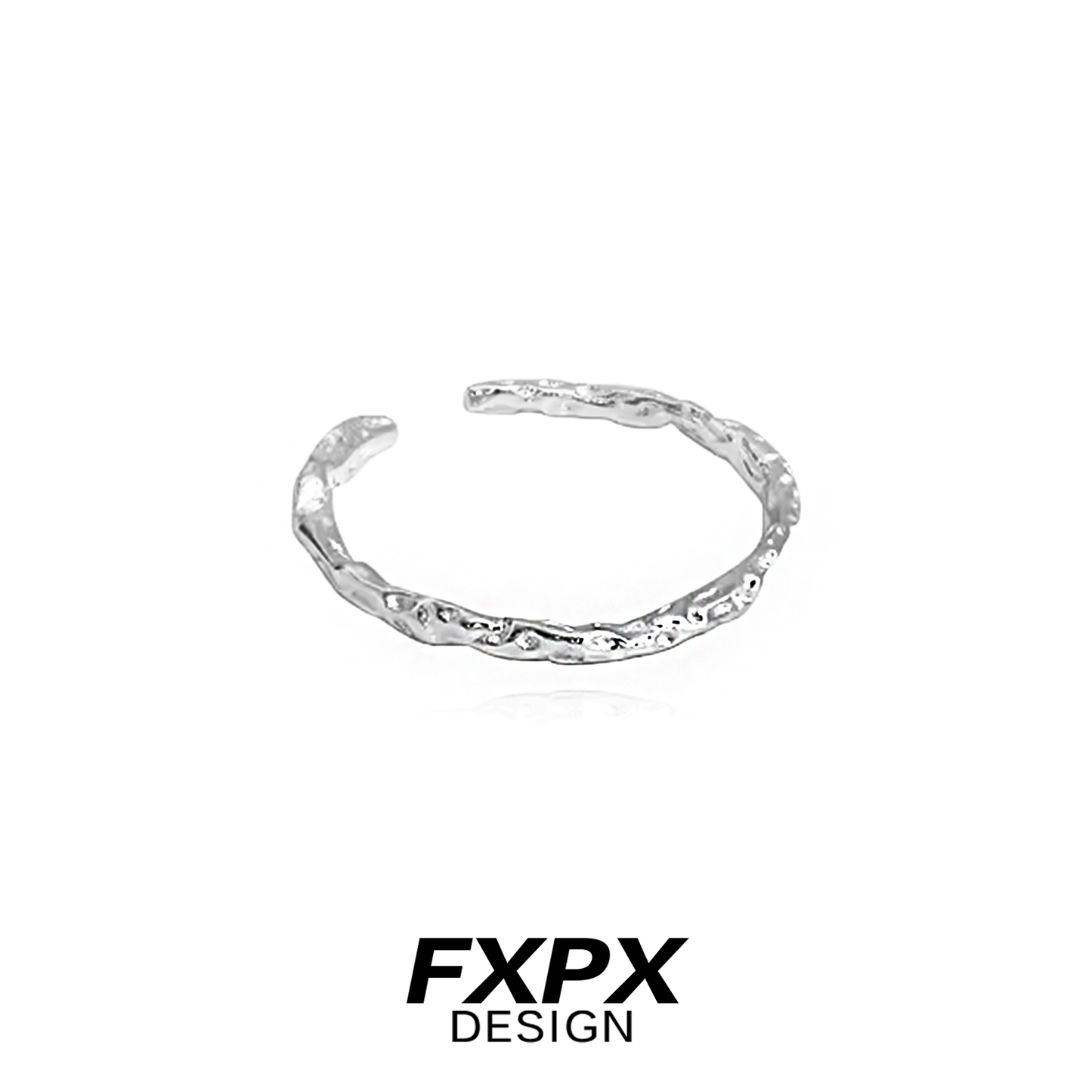 Minimalist Textured Thin Ring