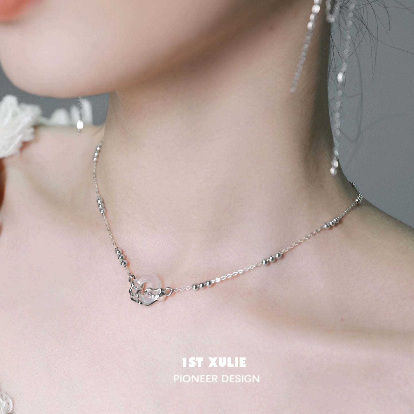 Eternal Rings Sliver Necklace