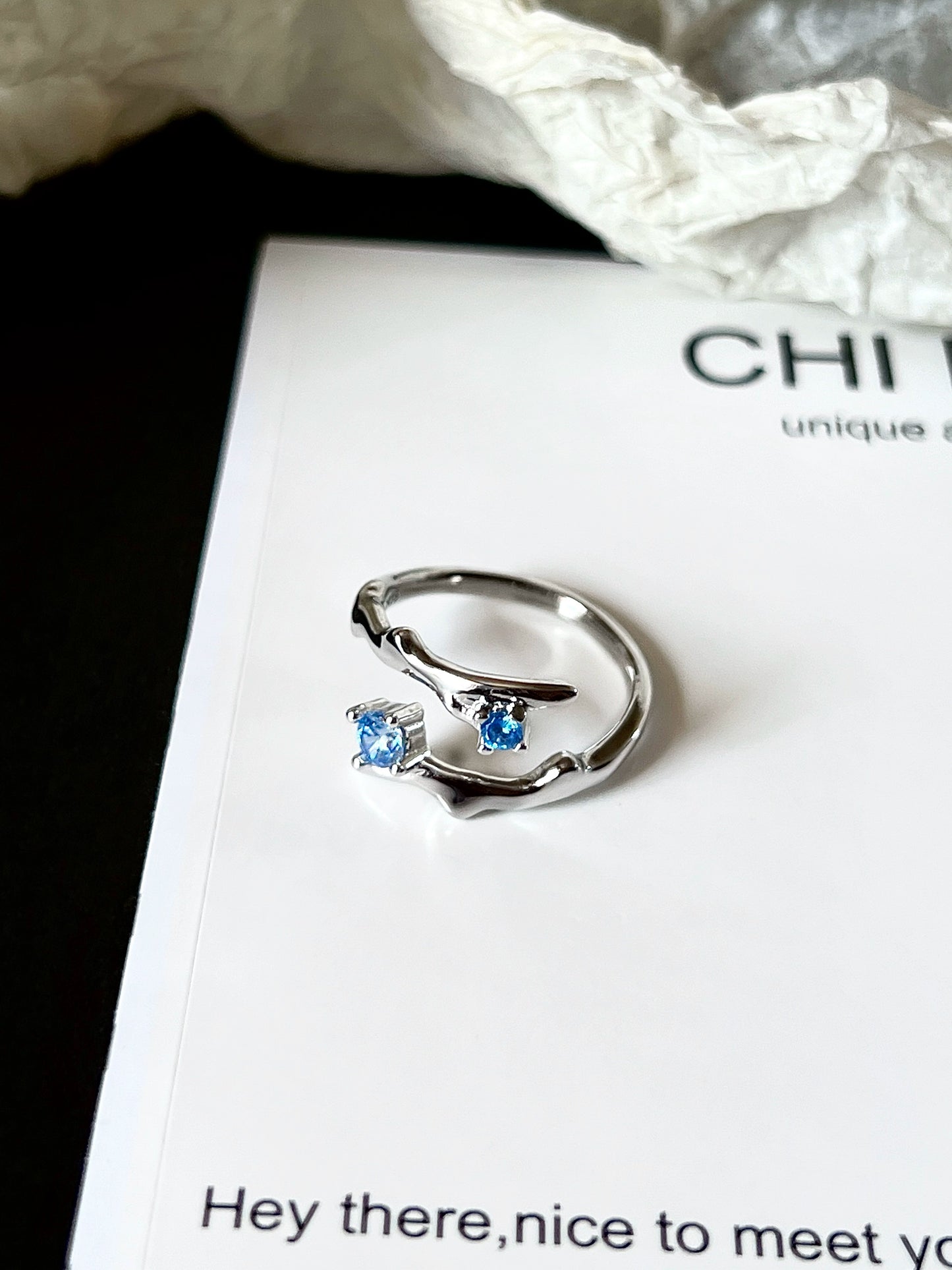 "Blue Universe" Star Ring