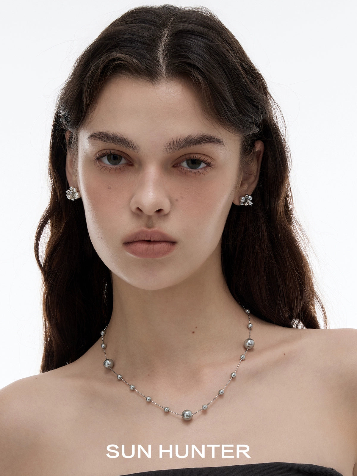 Explosive Pearl Zircon Earrings