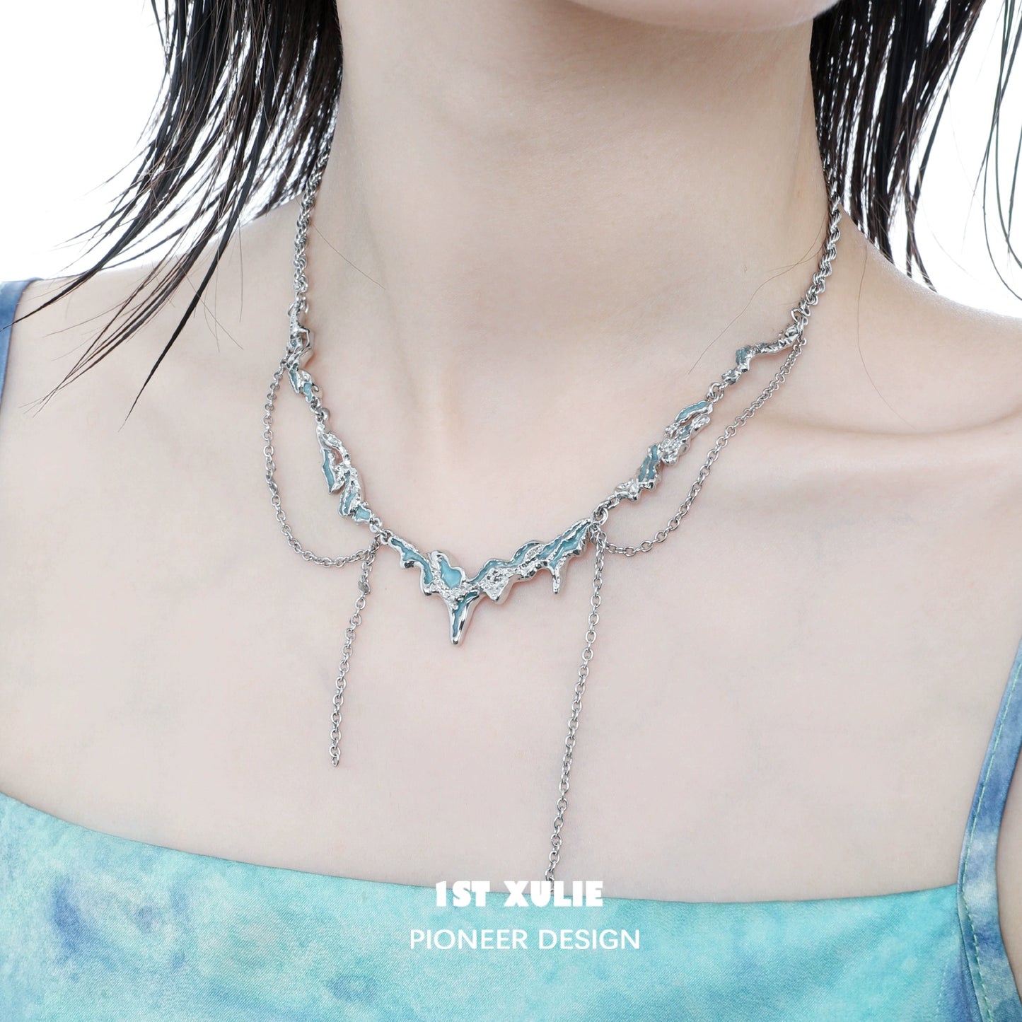 Ocean Breeze Tassel Clavicle Necklace