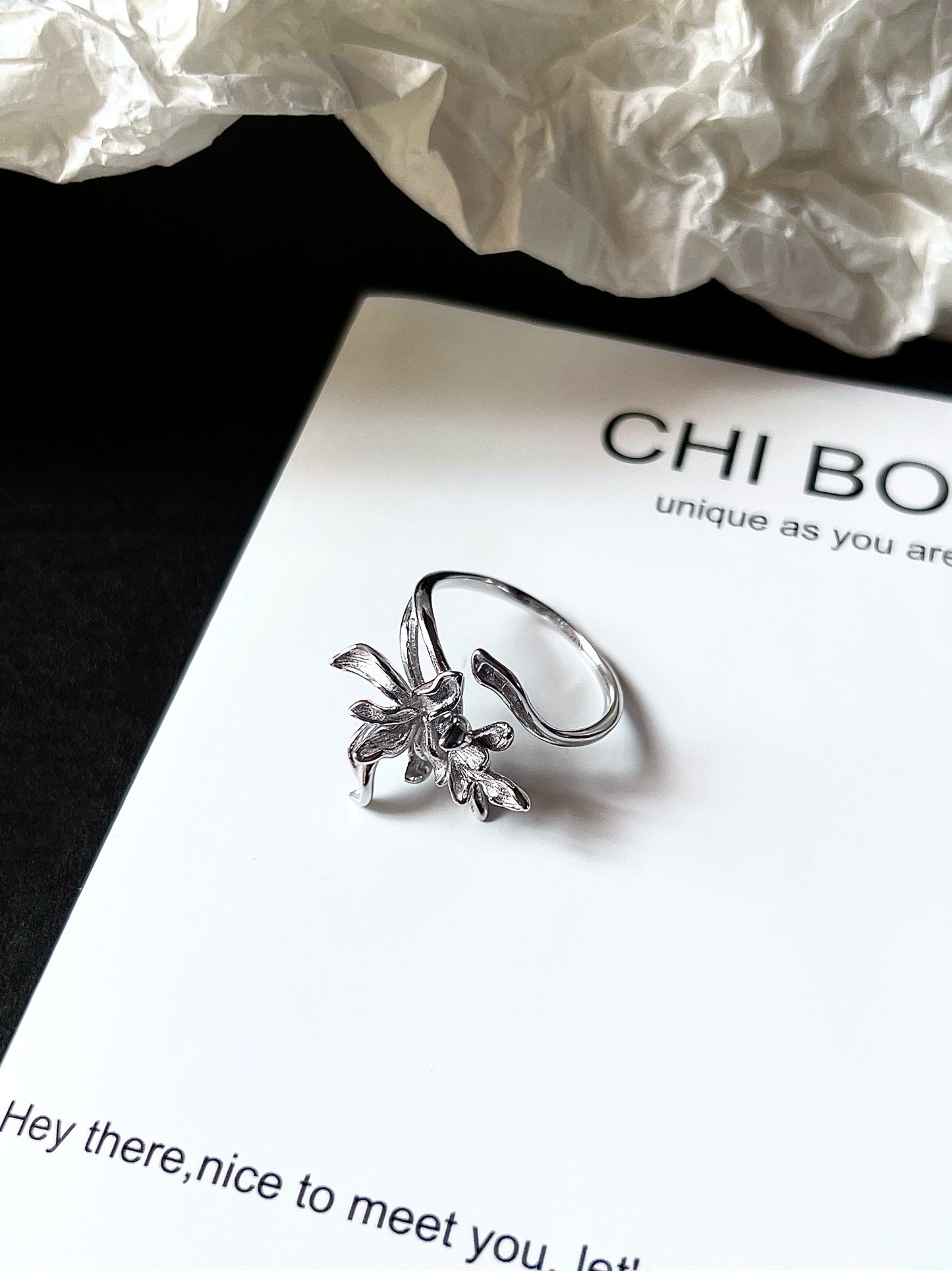 "Orchid Ember" Cold Ring