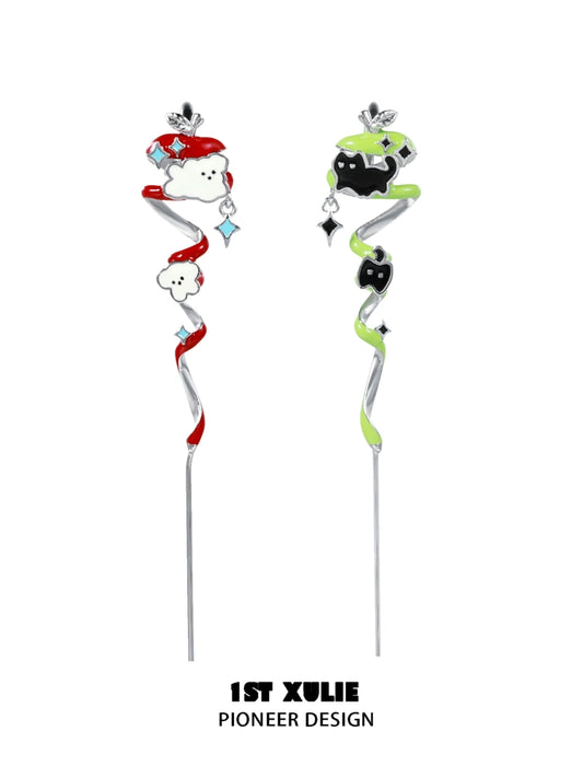 Apple Cat & Dog Piercing Ear Needle