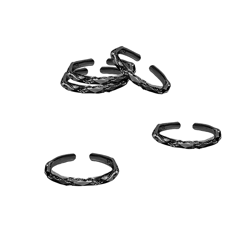 RMinimalist Cool Couple Ring