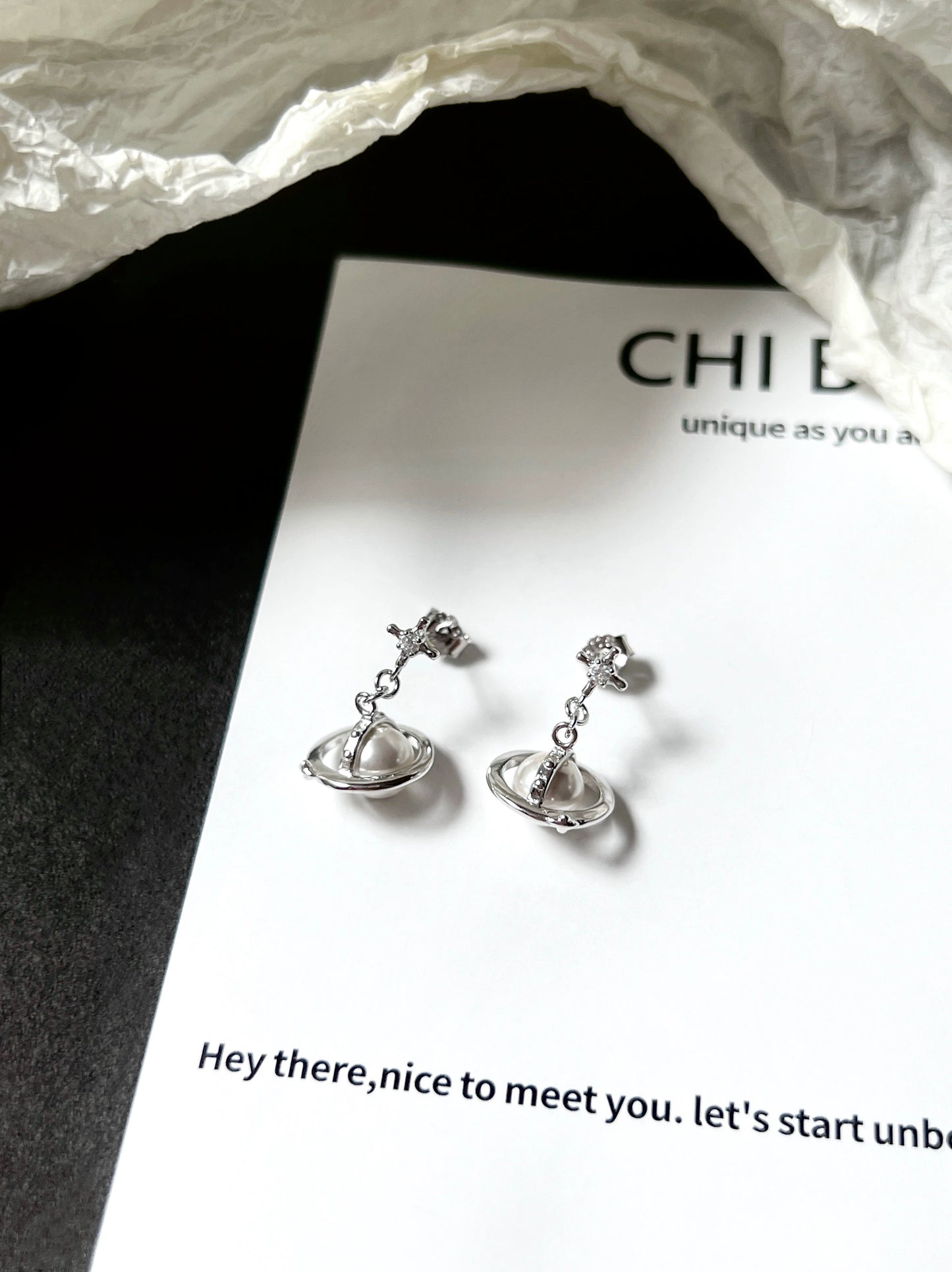 "Cosmos Island · Asteroid" Earrings