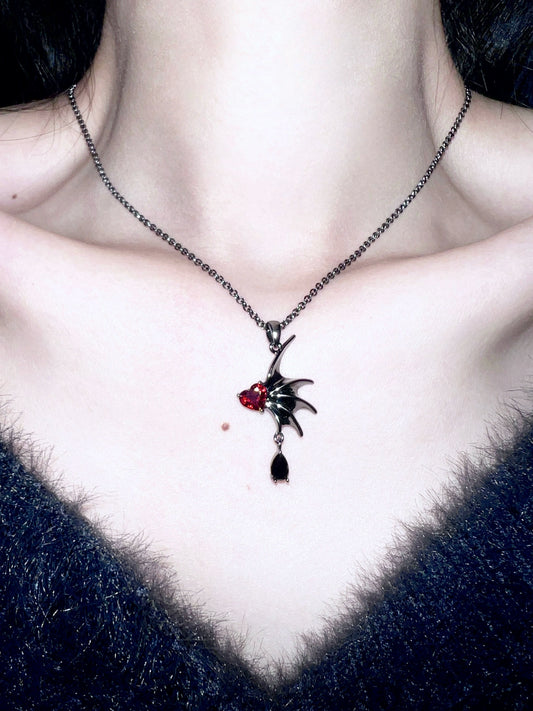 "Demon Wing" Gothic Necklace