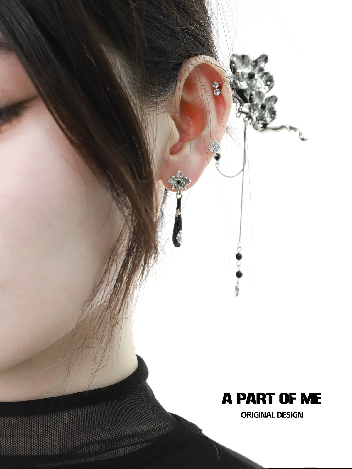 Abyss Evil Flower Earrings