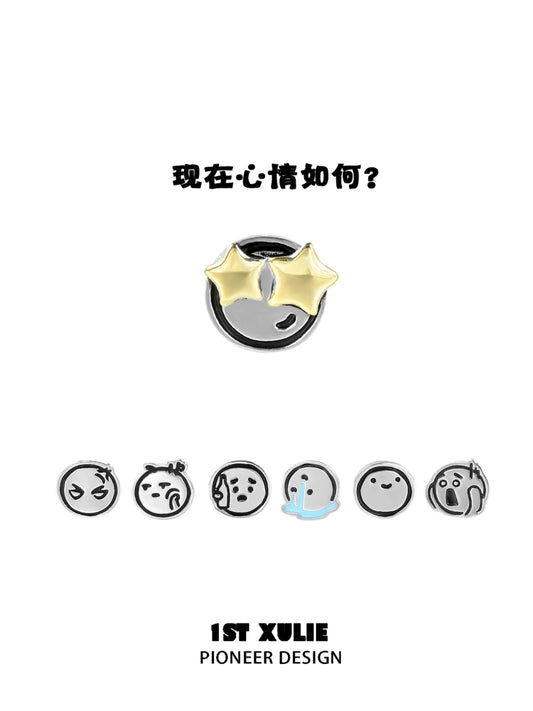 Y2K Mood Diary Stud Earrings