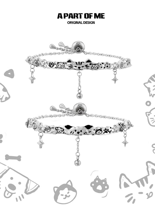 Graffiti Puppy Cat Cute Bracelet