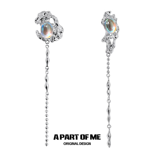 Tassel Gleam Moonstone Ea Cuffs