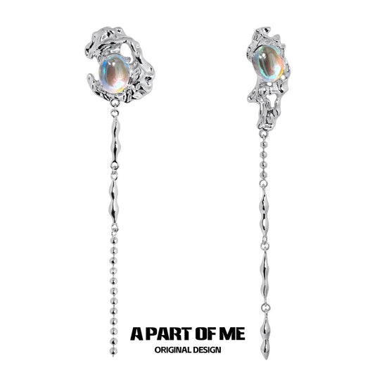 Tassel Gleam Moonstone Ea Cuffs