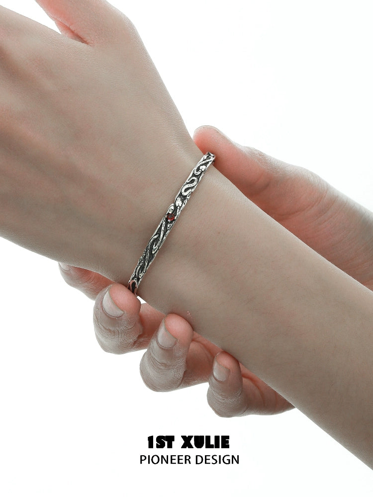 Gothic Dark Venomous Snake Bracelet