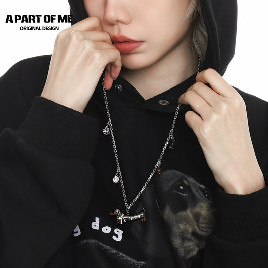 Lucky Dachshund Removable Necklace