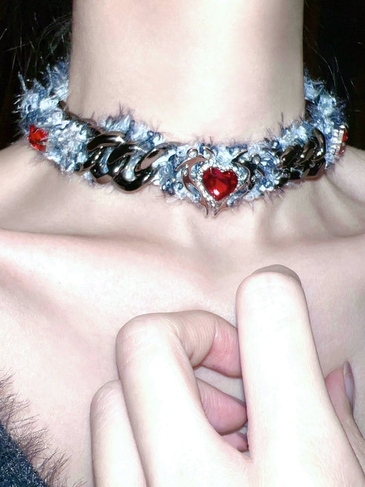 "Imprisoned Heart" Gothic Choker