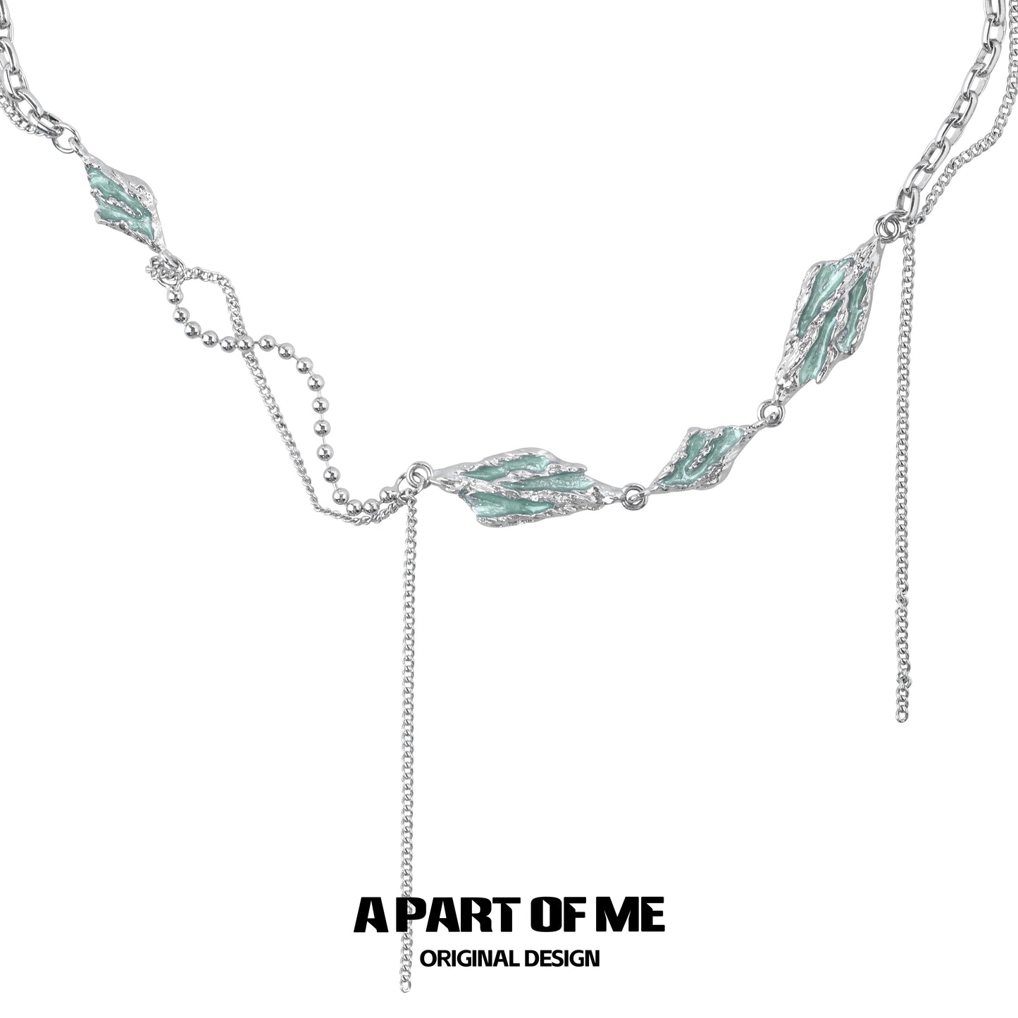 Lake Snakebone Frosted Necklace