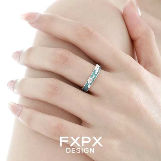 Blue Planet Puzzle Rings