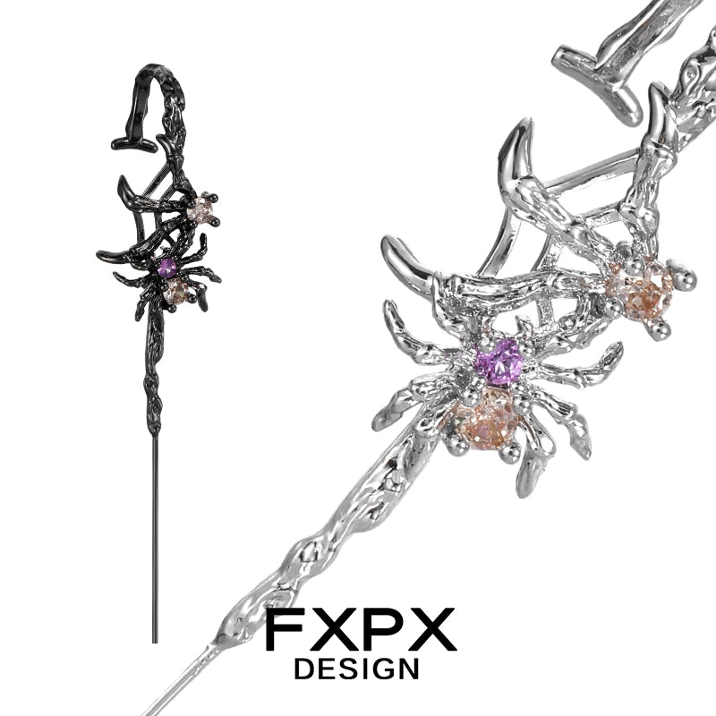 Y2K Venom Spider Piercing Ear Needle