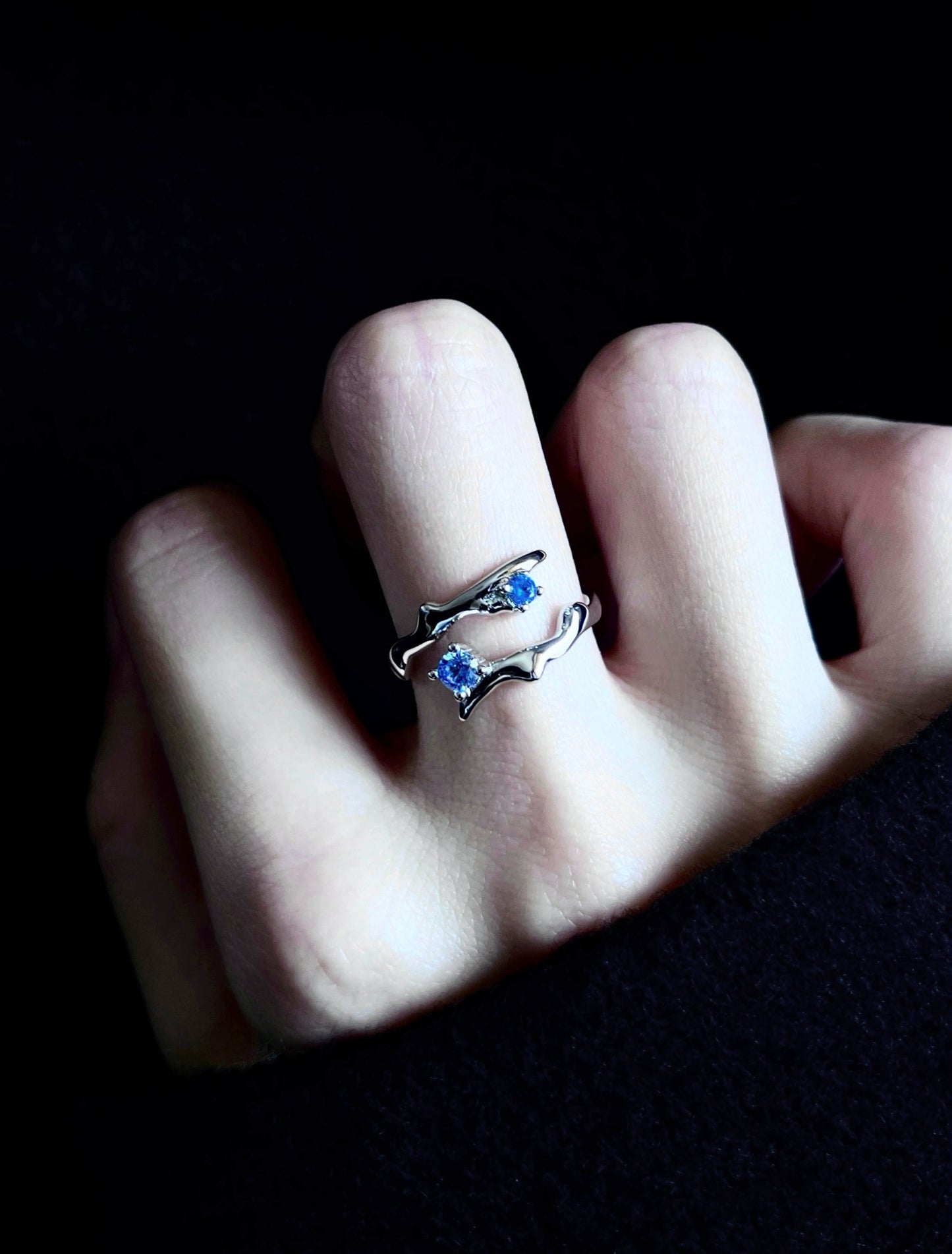 "Blue Universe" Star Ring