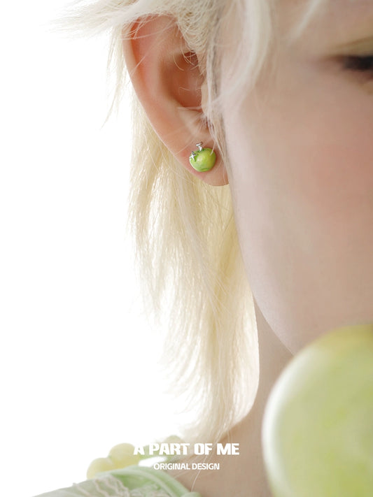 Sweet Apple Elf Earrings
