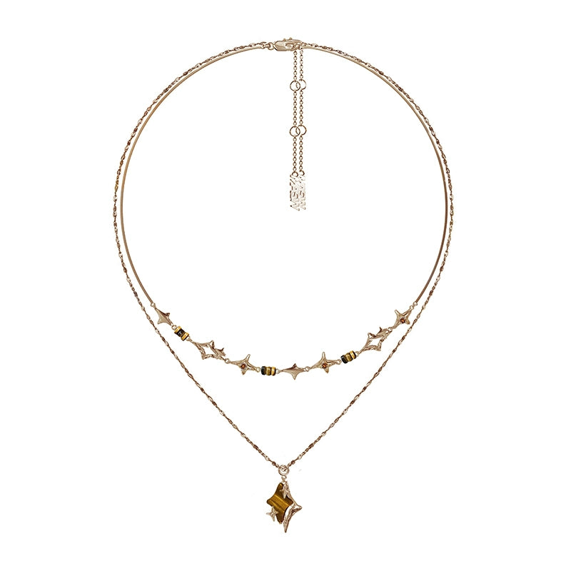 Vintage Starburst Collar Necklace