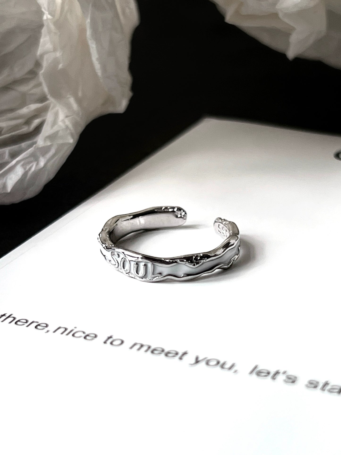 "Soulmate Soul" Couple Ring