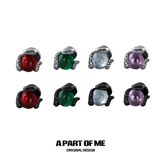 Hell Snake Stud Earrings