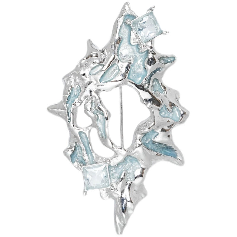 Mystic Iceland Cool Silver Brooch