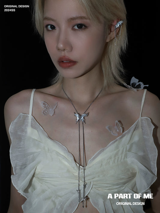 Butterfly Elf Tassel Ear Cuffs