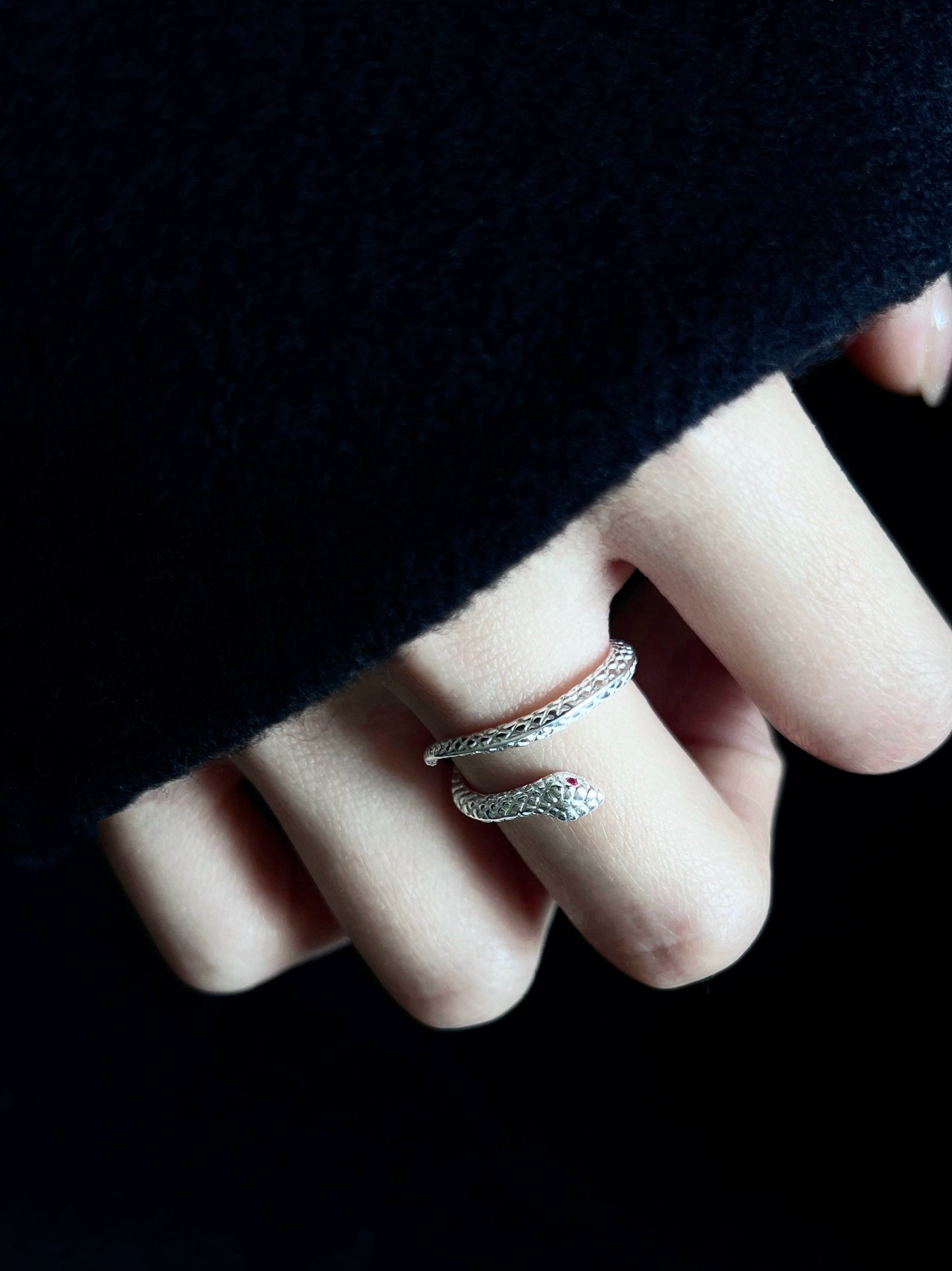 “Spirit Snake” Coil Ring