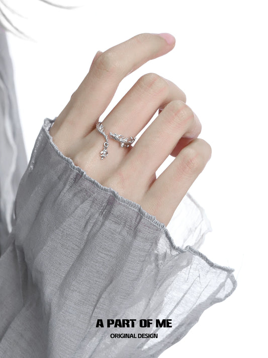Cool Silver Dragon Ring