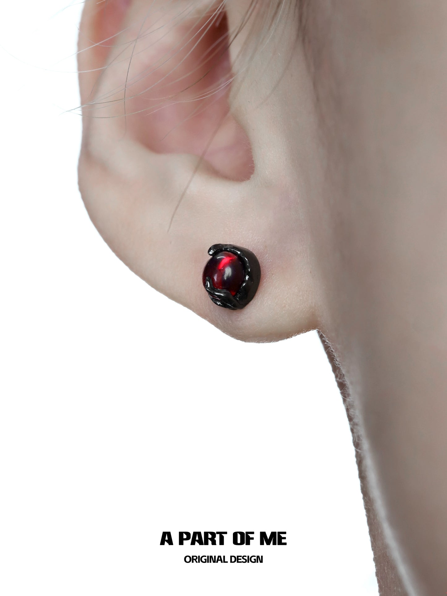 Dark Meets Rose Removable Earrings