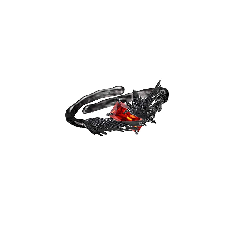 Evil Raven Gothic Ring