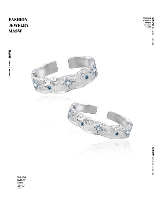 Azure Starry Sky Ring