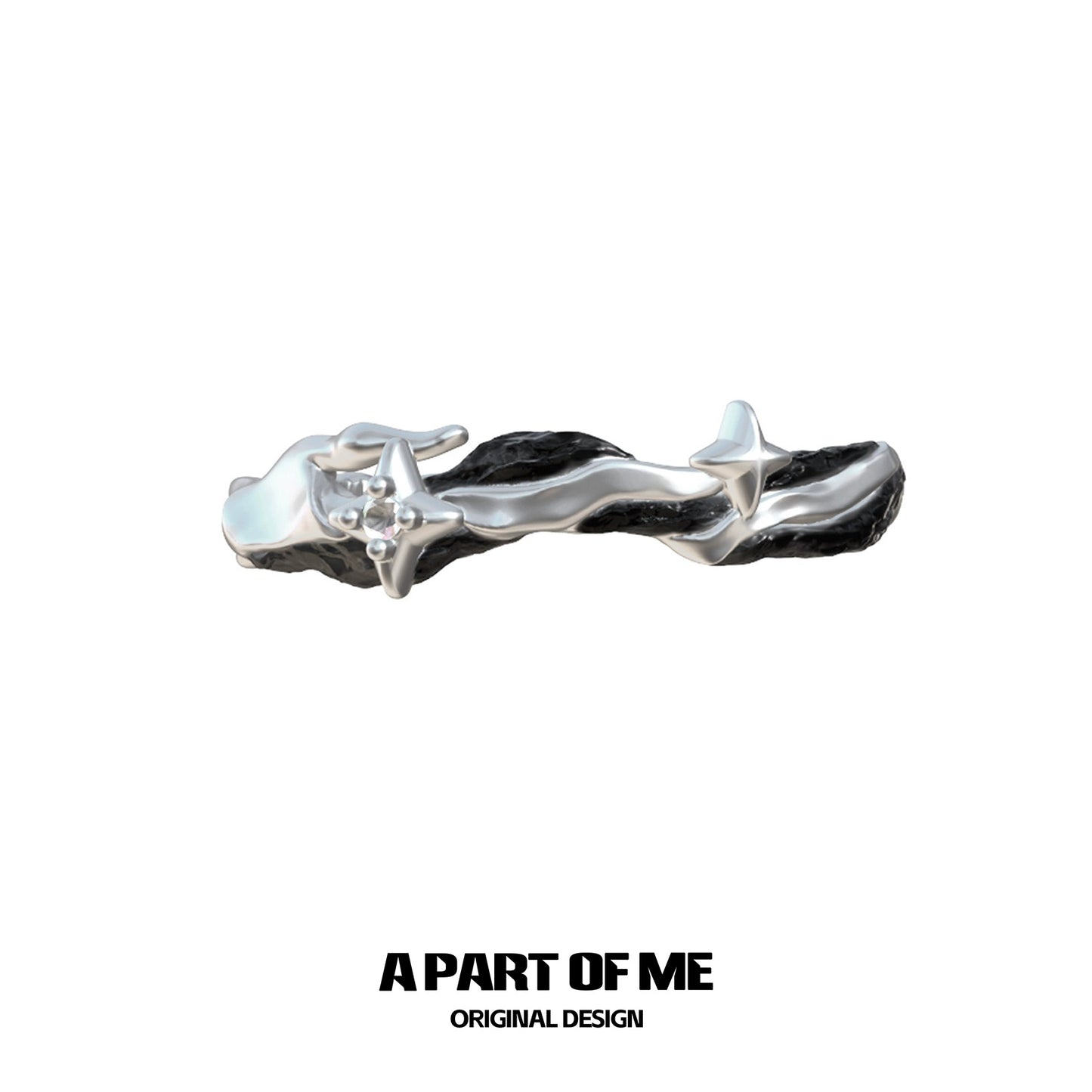 Black Galaxy Couple Rings
