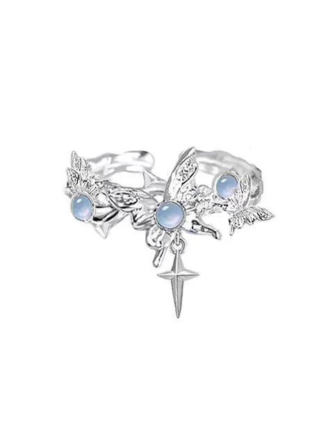Enchanted Mist Butterfly Ring