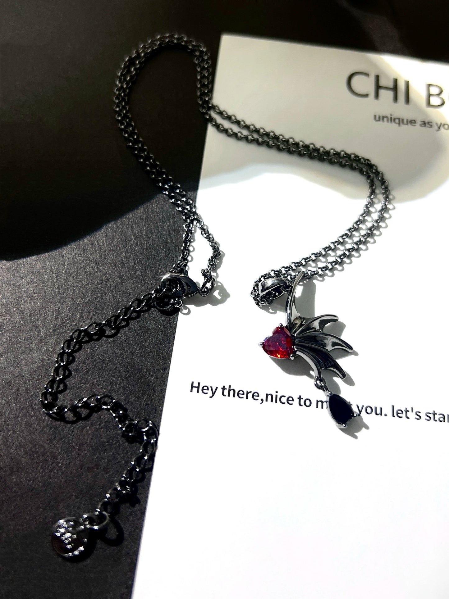 "Demon Wing" Gothic Necklace