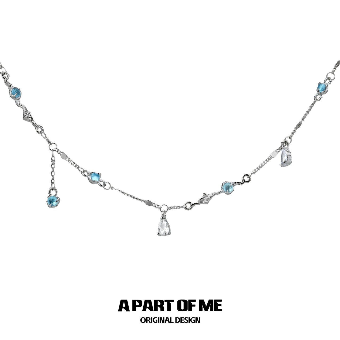 Moonlight Faust Blue Necklace